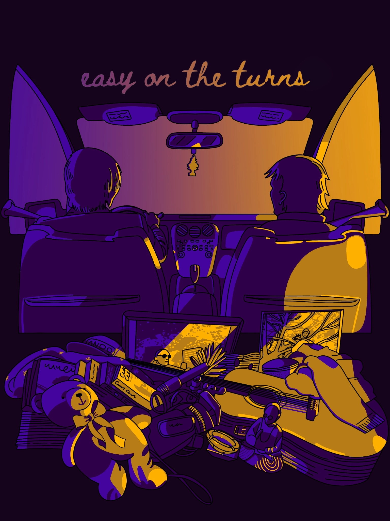 easy on the turns