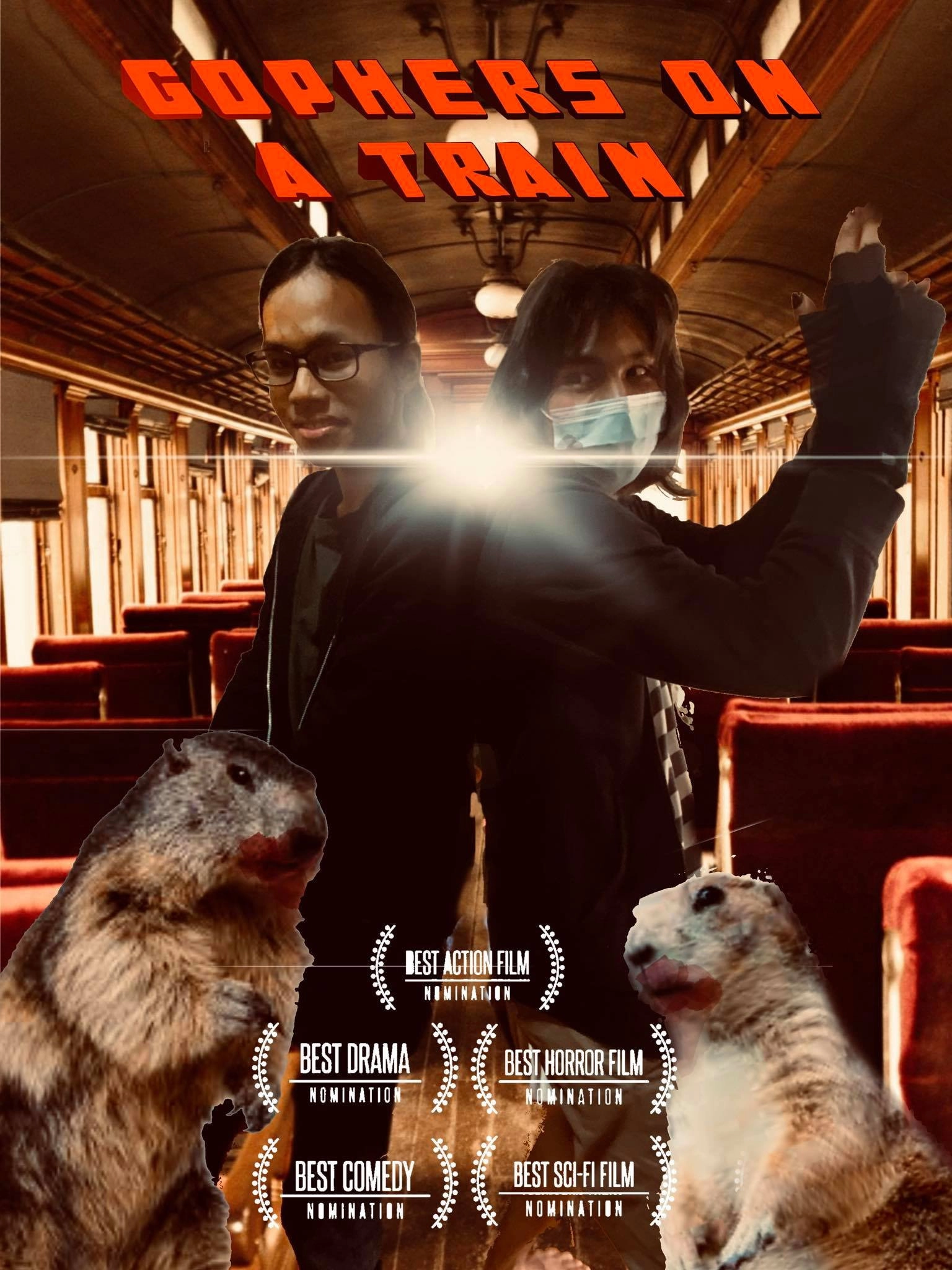 Gophers on a Train