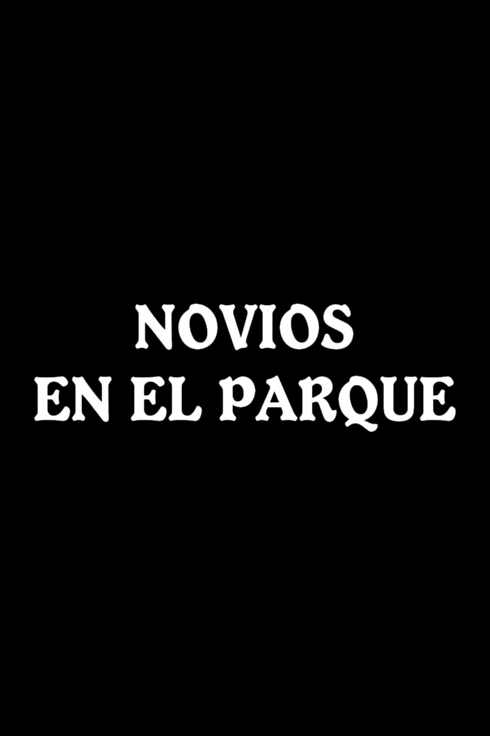 Novios en el parque