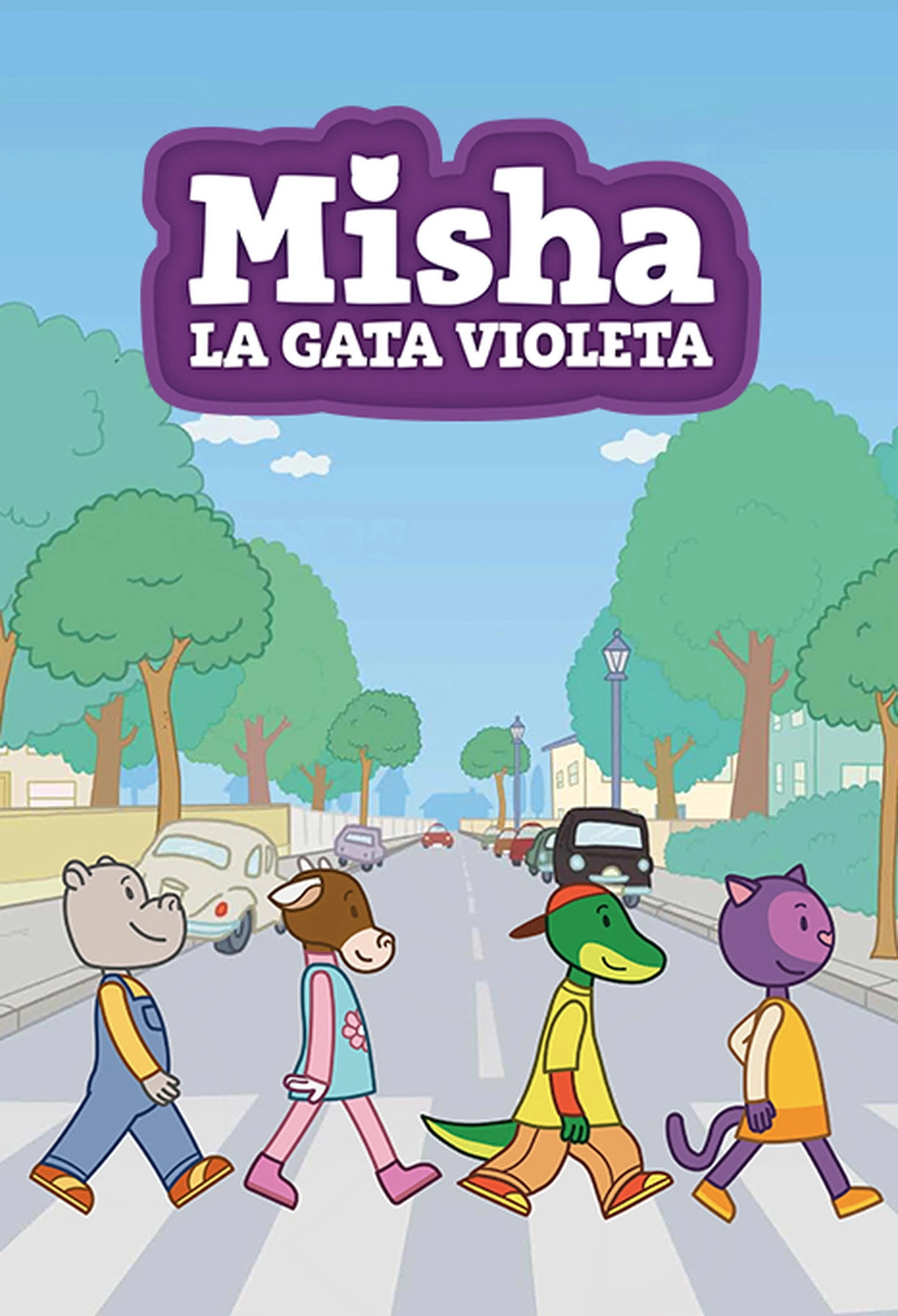Misha the Purple Cat