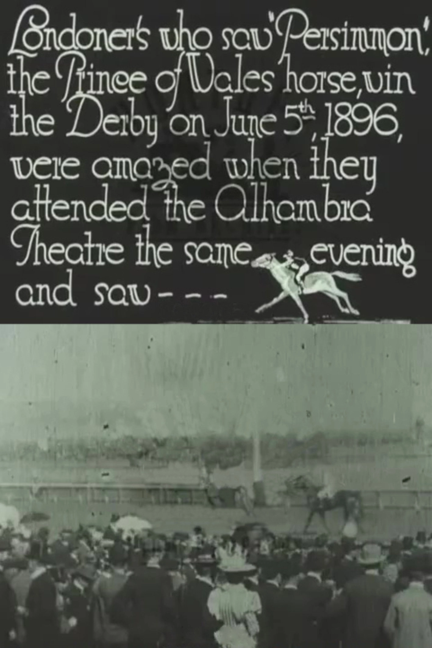 Persimmons Winning the Derby