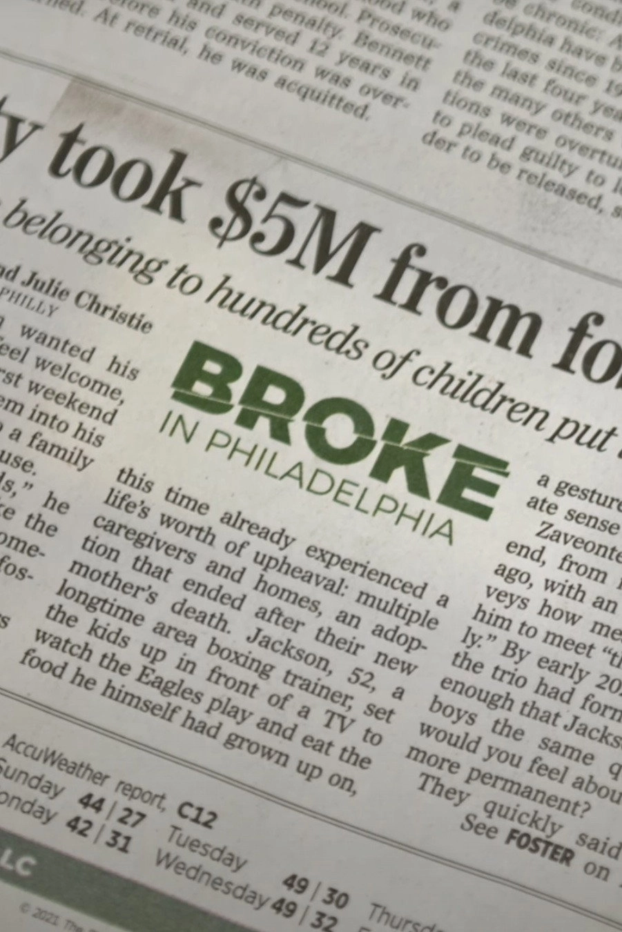 Broke in Philly