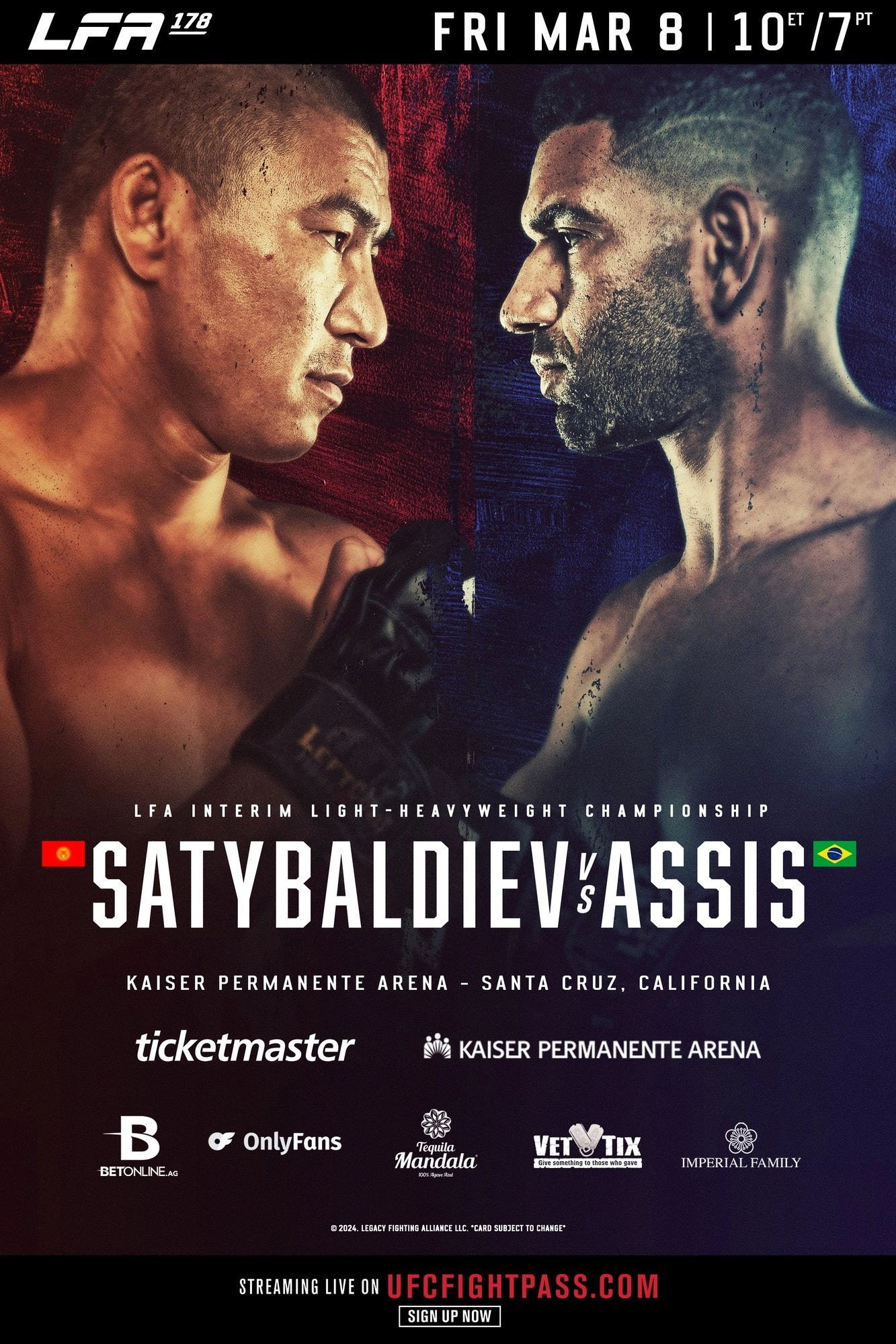 LFA 178: Satybaldiev vs. Assis