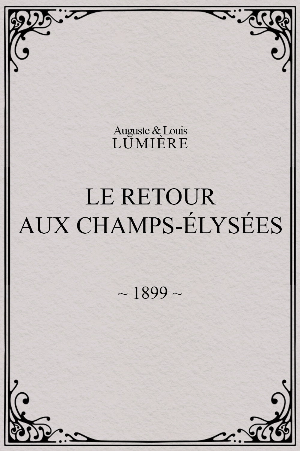 The Return to Champs-Élysées