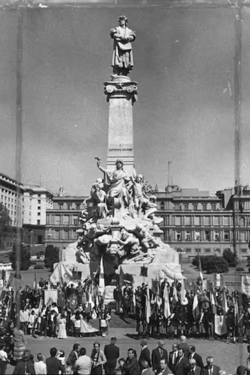 El monumento a Cristóbal Colón